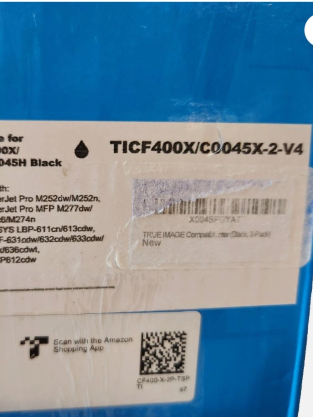 Premium Toner TICF400X/C0045X-2-V4 Compatible for 201X CF400X Black 2 Pack - Picture 7 of 7